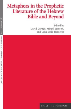 This collection of articles is tightly focused on metaphors in the prophetic literature of the Hebrew Bible and their later afterlife in Jewish and Christian texts. The essays deal with a wide range of historical, literary, and methodological issues. First, several contributions employ metaphor theory in analysing the biblical texts, both conceptual frameworks such as blending theory and more traditional methods. Second, metaphors are studied both synchronically, that is, in relation to their current literary contexts, and diachronically, that is, mapping how they have been employed and re-interpreted in different ways and different texts throughout time. Third, other contributions read metaphors in light of theoretical frameworks such as feminist criticism, post-colonial theories, or power discourses that uncover aspects of significance often missed in historical studies. Finally, yet other contributions deal with the issue of how to translate metaphors in contemporary contexts.