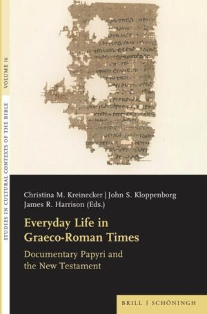 Everyday life in Graeco-Roman times has fascinated generations of scholars, students and people interested in the New Testament alike. One of the most unique sources to access ancient everyday affairs are documentary papyri because they provide access to the ancient world both before and while it was shaped into one in which Christianity began to predominate. These textual sources allow the modern reader to meet everyday people from the past through their own writings and in texts about their daily affairs, joys, and sorrows. Documentary papyri provide an abundance of information to contextualize the New Testament and its authors, and to better understand its stories and messages. This volume aims at highlighting some of these contexts and to shed new papyrological light on the New Testament. The essays in this volume have been written in honour of Peter Arzt-Grabner, who has illuminated the New Testament through documentary papyri for more than three decades.