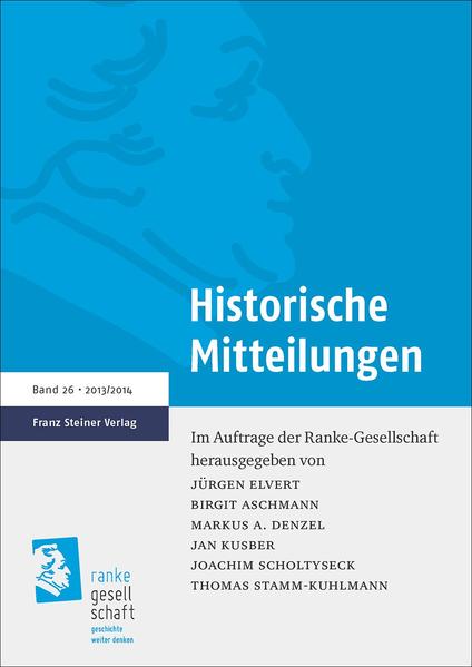 Historische Mitteilungen 26 (2013/2014) | Bundesamt für magische Wesen