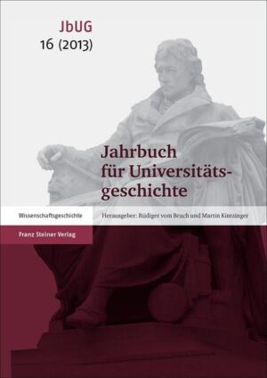 Jahrbuch für Universitätsgeschichte 16 (2013) | Bundesamt für magische Wesen