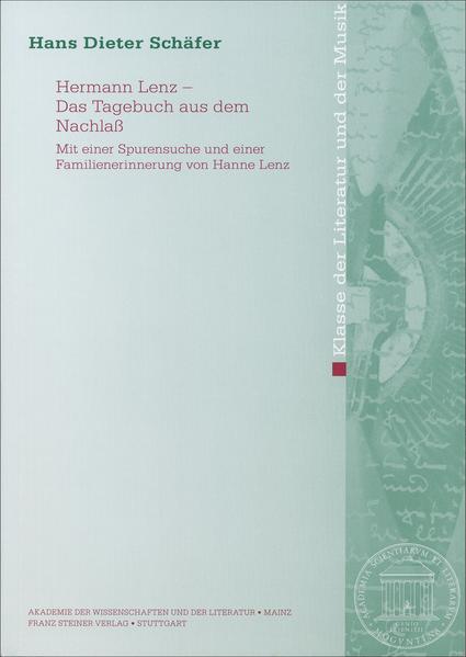 Hermann Lenz  Das Tagebuch aus dem Nachlaß | Bundesamt für magische Wesen