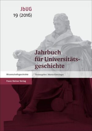 Jahrbuch für Universitätsgeschichte 19 (2016) | Bundesamt für magische Wesen