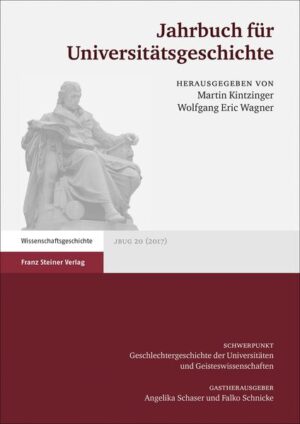 Jahrbuch für Universitätsgeschichte 20 (2017) | Bundesamt für magische Wesen