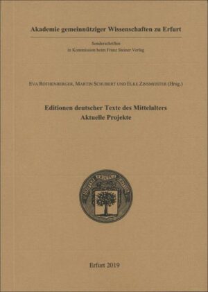 Editionen deutscher Texte des Mittelalters - aktuelle Projekte | Bundesamt für magische Wesen