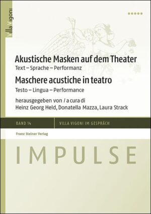 Akustische Masken auf dem Theater: Maschere acustiche in teatro | Bundesamt für magische Wesen