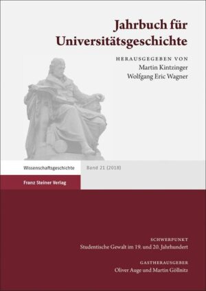 Jahrbuch für Universitätsgeschichte 21 (2018) | Bundesamt für magische Wesen