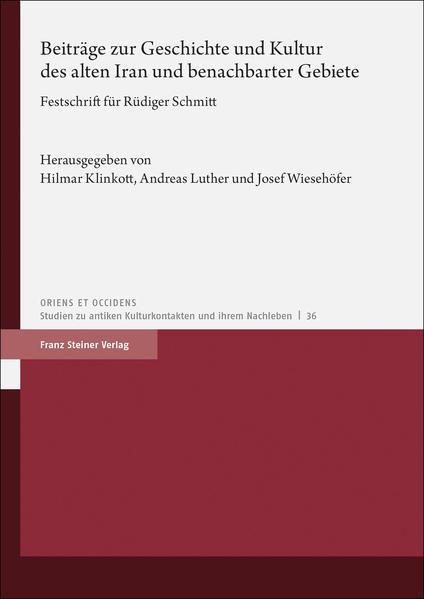 Beiträge zur Geschichte und Kultur des alten Iran und benachbarter Gebiete | Bundesamt für magische Wesen