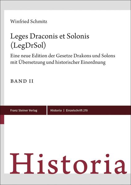 Leges Draconis et Solonis (LegDrSol) | Winfried Schmitz