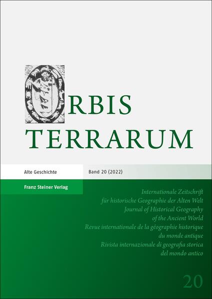 Orbis Terrarum 20 (2022) | Michael Rathmann, Veronica Bucciantini, Frank Daubner