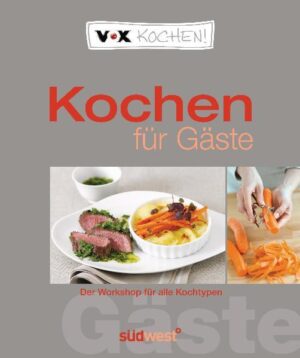 Das neue Vox-Kochen-Konzept Ob unerfahren, geübt oder eher kreativ beim Kochen, hier findet jeder das passende Rezept und hilfreiche Anregungen, sein Können noch weiter auszubauen und zu verfeinern. Die neue Kochbuchreihe „VOX Kochen!“ vermittelt Küchenwissen und Know-how auf spielerische Weise, nach dem Motto „Learning by cooking“. Lassen Sie sich begleiten auf Ihrem Weg zum routinierten Profikoch. Dieses Buch bietet über 70 neue Anregungen für Vorspeisen, Hauptgerichte und Desserts für alle, die ihren Gästen Besonderes bieten wollen. Mit den individuellen Rezepten, den Tipps für die optimale Vorbereitung sowie raffinierten Deko- und Einladungsideen wird jeder kulinarische Empfang zum Erfolg.