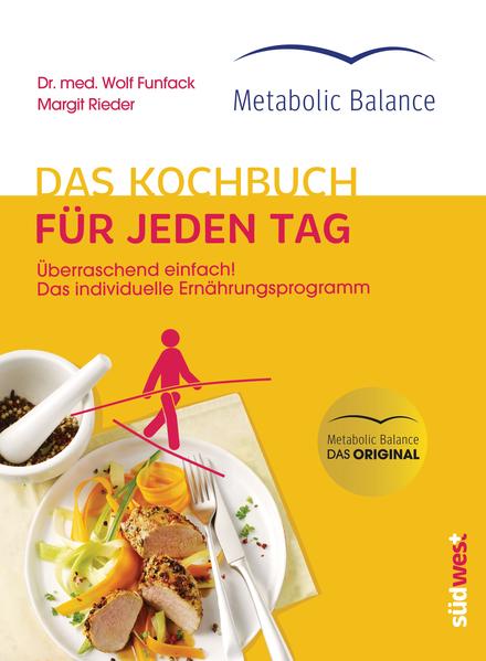 Rezeptideen à la Metabolic Balance® Das Kochbuch bietet über 140 verlockende und alltagstaugliche Rezeptideen zu dem weltweit erfolgreichen Metabolic Balance®-Programm. Die Umsetzung des persönlichen Ernährungsplans wird durch die Zuordnung der einzelnen Rezepte zu den Lebensmittelgruppen des Programms erleichtert. Entwickler dieses einmaligen Konzepts war der Arzt und Ernährungsmediziner Wolf Funfack. Zusammen mit der Ernährungswissenschaftlerin Silvia Bürkle konzipierte er 2001 die Methode, mit der jeder ein gesundes Körpergewicht erreichen und langfristig halten kann. Ausstattung: ca. 55 Farbfotos