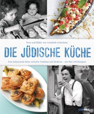 Der Duft von hier und anderswo Gehen Sie auf eine einzigartige kulinarische und kulturelle Reise, bei der Sie das jüdische Volk und seine Küche kennenlernen! Von New York nach Tel Aviv über Tunis und Krakau - Annabelle Schachmes hat mehr als 160 traditionelle und neu interpretierte Rezepte gesammelt. Ob Würzmittel, Vorspeisen, Hauptgerichte, Beilagen oder Brot und Desserts: Die Gerichte aus aller Herren Länder bieten unwiderstehliche Ideen für den Alltag oder besondere Festtage. Tauchen Sie ein in die geschmackliche Vielfalt der jüdischen Küche, die von weltweiten Einflüssen, Traditionen und gelebter Veränderung geprägt ist und dabei doch ihre Seele bewahrt hat: einen Duft von hier und anderswo. Ausstattung: ca. 150 Farbfotos