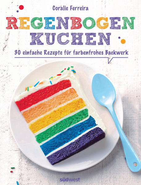 Das Leben ist ein Zuckerschlecken Diese farbenfrohen Kuchen sind nicht nur ein Geschmackserlebnis, sondern auch ein optisches Highlight. Klassische Torten, Cupcakes, sogar Cakepops - alle diese Leckereien werden mit bunten Kuchenschichten gebacken. Wie wäre es einmal mit einem Käsekuchen mit Regenbogenfarben? Oder sechsfarbigem schottischen Shortbread? Trotz der anspruchsvollen Optik sind die über 30 Rezepte ganz einfach nachzubacken und beeindrucken Groß und Klein. Alles, was man braucht, sind übliche Backzutaten plus eine bunte Reihe an Lebensmittelfarben. Diese farbenfrohen Backwerke erhellen garantiert den trübsten Tag! Ausstattung: ca. 40 Farbfotos