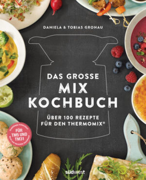 Mix it! Jede Menge frische Ideen, praktisches Food-Wissen und durchdachte Anleitungen für den Thermomix TM31 und den TM5: Mit über 100 Rezepten von leckeren Häppchen, Salaten und Suppen über Fleisch-, Fisch- und vegetarische Gerichte bis hin zu Aufstrichen, Kuchen und Süßem zur Nachspeise werden mit diesem Allround-Kochbuch alle Wünsche der Thermomix-Fans erfüllt. Zahlreiche Rezept- und Kombinationsvarianten laden zum Immer-wieder-Nachkochen ein. Dazu gibt’s nützliche Tipps und Step-by-Step-Fotos zum schnellen, unkomplizierten und abwechslungsreichen Kochen mit der trendigen Küchenmaschine. Einfach lecker thermomixen! Zuvor bereits Erschienen unter dem Titel „Das große Kochbuch für den Thermomix®". Ausstattung: ca. 90 Farbfotos