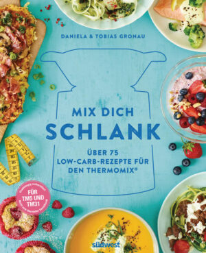 Thermomixen ohne Kohlenhydrate Abnehmen war nie einfacher: Mit der Lieblingsküchenmaschine zaubert man im Handumdrehen leckere Low-Carb-Gerichte ohne viel Aufwand. Mit über 75 kohlenhydratarmen Rezepten für Frühstück, Mittag- und Abendessen und sogar Nachspeisen kommen weder Hunger noch Langeweile auf. Der persönliche Speiseplan kann damit individuell zusammengestellt werden. So ergänzen sich dauerhafter Abnehmerfolg ohne Verzicht und Küchenspaß mit dem Thermomix® wunderbar. Ausstattung: ca. 70 Farbfotos