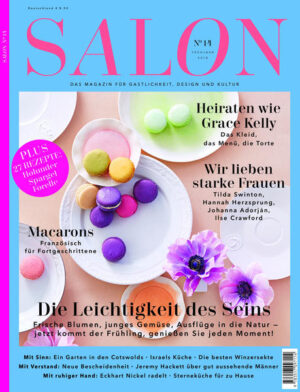 Die Leichtigkeit des Seins: jetzt kommt der Frühling! Das Magazin für Gastlichkeit, Tischkultur und Lebensart. Das Frühjahrsheft Nr. 14 dreht sich um die Leichtigkeit des Seins: Frische Blumen, junges Gemüse, Ausflüge in die Natur - jetzt kommt der Frühling, genießen Sie jeden Moment! Weitere Themen: Macarons - Französisch für Fortgeschrittene