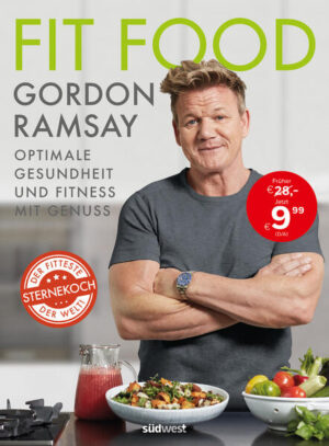 Die Traumkombination - ein Sternekoch der zugleich Sportler ist Gesundes Essen bedeutet für Gordon Ramsay weder Verzicht noch geschmackliche Kompromisse! Die ultimative Rezeptsammlung des international renommierten Küchenchefs kombiniert genial einfache und natürlich ausgewogene Ernährung mit extra viel Geschmack für jeden Tag. Das Buch ist in drei Kapitel gegliedert: - mehr Wohlbefinden mit den ausgewogenen Rezepte für die ganze Familie - gesunder Gewichtsverlust ganz einfach mit schlanken Rezepten - mehr Fitness mit speziell auf das persönliche Trainingsprogramm abgestimmten Rezepten Jedes Kapitel enthält unkomplizierte Rezepte für Frühstück, Mittagessen, Abendessen, Snacks und Beilagen. Gordon Ramsay kombiniert persönlich ausgewählte, gesundheitsfördernde Lebensmittel zu alltagstauglichen Gerichten, die mit viel Geschmack überzeugen. Ob Beeren-Hafer-Smoothie, Lachs-Ceviche mit Avocado und Minze, Flanksteak mit Chimichurri, Kokosnuss-Eis-Lollies oder atztekische heiße Schokolade - jedes der über 100 genialen Rezepte bietet eine optimale Versorgung mit allen Nährstoffen und zeigt, dass gesundes Essen einfach gut ist und gut tut.