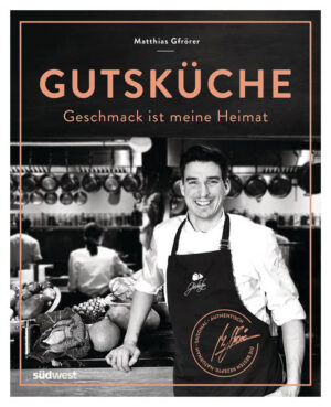 Geschmack ist Heimat In Matthias Gfrörers Gutsküche geht es um Passion für ehrliches Küchenhandwerk, pure Produktliebe und Nachhaltigkeit. Das Ziel von Matthias Gfrörer ist Genuss mit gutem Gewissen. Neben regionalen Produkten setzt er auch internationale Akzente mit exotischen Früchten und Kräutern. In diesem Buch werden die besten Rezepte der Gutsküche vorgestellt, stets mit einer saisonalen Ausrichtung: kräftige Wildgerichte wie "Hasenpfeffer" oder ein Wildschweinkotelett im Herbst, wärmende Maronensuppe im Winter, ein farbenfrohes Rote Rüben-Risotto zum Jahresstart oder ein sommerlicher Spargelsalat. Neben den saisonalen Rezepten finden Leser hier auch zahlreiche Küchentipps und -tricks, damit die Rezepte auch wirklich gelingen. Matthias Gfrörer zeigt, wie man Fisch filetiert, Fleisch und Geflügel richtig zerlegt und Kräuter raffiniert einsetzt. Ausstattung: 150 farbige Abbildungen