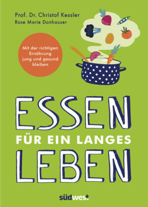 Ein Leben lang gesund! Jeder Mensch wünscht sich ein langes Leben. Doch auf die Gene allein kann man sich dabei nicht verlassen, denn das Erreichen eines hohen Alters wird nicht nur vererbt. Entscheidend ist vielmehr die Lebensführung: unsere Ernährung, wie oft wir Sport treiben, ob ein Nikotin- oder Alkoholmissbrauch vorliegt und ob wir Teil eines stabilen sozialen Netzes sind. Bei den Lifestyle-Faktoren ist unsere Ernährung der wichtigste Aspekt. Das, was wir essen, entscheidet im Wesentlichen über unsere Lebenserwartung und unsere Gesundheit. Im höheren Alter treten generelle Abbauprozesse der Organe auf, die sich in verschiedenen altersbedingten Krankheiten äußern. Prof. Kessler zeigt in diesem Buch, wie man durch eine gezielte Ernährungsumstellung dieser Entwicklung entgegenwirken kann. Er klärt über Nährstoffe, Hormone, Fasten und die Ernährung in den sogenannten Blauen Zonen auf, das sind Regionen auf der Welt, in denen es besonders viele alte Menschen gibt. Und mit den passenden, alltagstauglichen Rezepten wird Essen für ein langes Leben auch noch zu einem echten Genuss. Ausstattung: ca. 30 Farbfotos