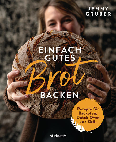 Die besten Rezepte für perfektes Brot und mehr Eine resche Kruste, ein toller Duft beim ersten Anschneiden, innen luftiger Teig. Genau so sehen Brote aus, wenn Jenny Gruber backt. Ob Sauerteig, Kartoffelbrot oder Ciabatta, ob aus dem Backofen, Dutch Oven oder vom Grill: Jenny beherrscht ihr Handwerk, das sie schon seit mehreren Jahren in Backkursen in ganz Österreich weitergibt. Die Brote und Backwaren der österreichischen Brotbotschafterin wurden schon mehrfach prämiert. Besonders wichtig ist Jenny Gruber die Verwendung von regionalen, saisonalen und biologischen Zutaten. Neben den unterschiedlichsten Broten gibt es Rezepte für süßes Gebäck und für selbstgemachte Butter und Aufstriche, die perfekt zu ihren Broten passen. Auch ihre prämierten Hauptgänge wie „Rindsrouladen mit Brotkrusterl“ und „Hendl Cordon Blue Natur mit Tunkbrot“ stellt sie vor. Ausstattung: ca.80 farbige Fotos