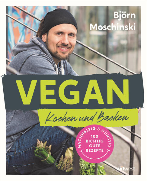 Vom Vegan-Pionier Björn Moschinski ist ein Pionier der deutschen Vegan-Szene. Seit vielen Jahren setzt er sich für einen veganen Lebensstil ein, der nicht restriktiv ist, sondern lebensfroh und lässig. So wird sein Catering immer wieder von Filmproduktionen oder Konzertveranstaltern gebucht. Er hat bereits vier Bücher zur veganen Ernährung veröffentlicht. In diesem umfangreichen Buch finden sich jetzt seine besten Rezepte zum Kochen und Backen in aktualisierter Überarbeitung. Das Buch richtet sich an alle, die bereits Veganer*innen sind und gute, einfache Rezepte suchen, und an alle, die veganes Essen endlich einmal ausprobieren wollen und einen leichten Einstieg suchen. Ausstattung: circa farbige 120 Abbildungen