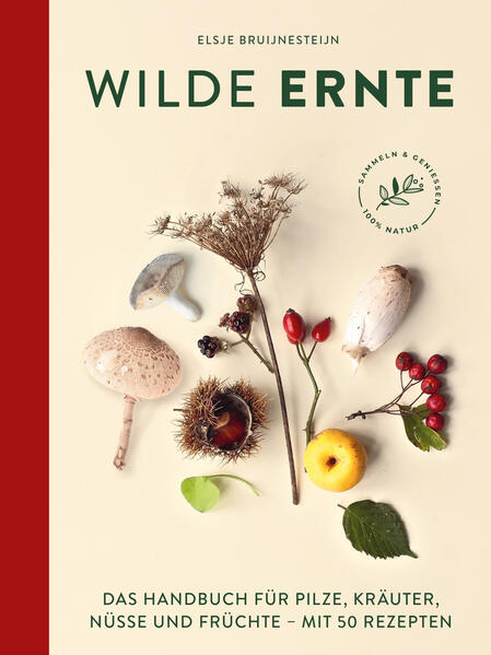 Lernen Sie die Leckereien der Natur kennen! Steinpilze, Holunderbeeren und Walnüsse: Der Herbst ist die beste Zeit, um in der Natur wild zu pflücken. Elsje Bruijnesteijn zeigt in »Wilde Ernte«, wo Wildpflanzen wachsen, wie man sie erkennt und welche leckeren einfachen vegetarischen Gerichte man daraus zubereiten kann. Frische Pilze, Nüsse, Beeren und Früchte direkt aus dem Wald, von der Wiese oder den Bäumen und Sträuchern im Park - die Natur gibt uns ihre kulinarischen Schätze ganz umsonst und mit ihrem besonderen Geschmack, braucht man keine komplizierten Rezepte, um sie zuzubereiten! Mit detaillierten Infos in über 25 Pflanzenporträts und 50 köstlichen Rezepten, die sofort Lust aufs Sammeln, Nachkochen und Genießen machen. Nachhaltigkeitstrend kochen mit Zutaten aus der Natur: saisonal, regional, selbst gesammelt und zubereitet 27 Pflanzen, Pilze, Früchte und Nüsse im Portrait sowie 50 einfache & köstliche Rezepte Hochwertige und liebevolle Ausstattung sowie detaillierte Infos und reichhaltige Bebilderung im Innenteil Ausstattung: ca. 112 farbige Abbildungen