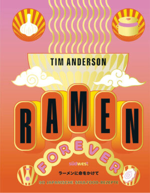 Direktflug ins Ramen-Universum In seinem neuen Buch zeigt Ihnen Tim Anderson, wie Sie köstliche hausgemachte Ramen zubereiten und zuhause genießen können. Er gibt Ihnen die Werkzeuge an die Hand, um Ihre eigenen Ramen zuzubereiten, genau so, wie Sie es mögen! Das Buch funktioniert wie ein praktischer Baukasten und ist in 5 logische Abschnitte unterteilt: Brühe, Tare, Nudeln, aromatische Öle und Fette, sowie Toppings. Mit diesen Bausteinen können Sie Ihre eigenen Ramen ganz nach Ihrem Geschmack zusammenstellen. Ein weiteres Kapitel widmet der Autor klassischen und international beliebten Ramenrezepten, wie Knoblauch-Tonkotsu-Ramen, Tantanmen, Tsukemen und (Achtung!) Pizza-Ramen. Und typisch für Tim finden sich in einem Extrakapitel äußerst kreative Rezepte, bei denen er mit den Bestandteilen von echten Ramen spielt und komplett neue Gerichte erfindet. Zu den Rezepten gehören beispielsweise Faule-Ziege-Ragù-Men, Würstchen im Ramenteig oder Ramen-Caesar’s-Salad mit Huhn. Mit Rezepten für Anfänger und Gelegenheitsköche sowie echte Nudel-Nerds können Sie sofort in das unendliche und geschmacksvielfältige Ramen-Universum starten. Über 90 authentische Ramen-Rezepte in der beliebten kreativen Interpretation des Autors DAS Kochbuch zu Japans beliebtesten Soulfood vom renommierten und beliebten Japan-Insider Tim Anderson Außergewöhnliche Fotografie und Gestaltung Ausstattung: ca. 130 farbige Fotos