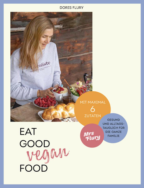 Einfach kochen - vegan und gesund! Die veganen Rezepte von Bloggerin, Ernährungswissenschaftlerin und Mutter Doris Flury, besser bekannt als Mrs Flury, sind nicht nur alltagstauglich, gelingsicher und kindererprobt, sondern auch Grundlage für eine ausgewogene und gesunde Ernährung. Und vor allem sind sie eines: krass lecker! - Vegan kann jeder: Alle Gerichte kommen mit maximal sechs Zutaten aus und sind leicht nachzukochen - Vegane Ernährung meets Fitness: schnell und gesund kochen ganz einfach! Mit: - Vegan Backen, Frühstück, Mittag, Abend und Zwischendurch - Low carb vegan, glutenfrei vegan, Rezepten mit wenig Zucker und vielen Proteinen - Blitzrezepten - Vielen Infos zu einer ausgewogenen Ernährung und Nähwertangaben