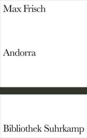 Die Kernzelle von Andorra findet sich in Max Frischs Tagebuch als Eintragung des Jahres 1946. Andorra ist der Name für ein Modell: Es zeigt den Prozess einer Bewusstseinsveränderung, abgehandelt an der Figur des jungen Andri, den die Umwelt so lange zum Anderssein zwingt, bis er es als sein Schicksal annimmt. Dieses Schicksal heißt in Max Frischs Stück »Judsein«. Das Schauspiel erschien als Buchausgabe zuerst 1961.