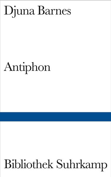 1958, mehr als zwanzig Jahre nach dem Erscheinen des meisterhaften Romans Nachtgewächs (BS 293), sorgte Djuna Barnes (1892-1982) mit der Veröffentlichung des Schauspiels Antiphon, einer Familientragödie von klassischem Ausmaß, erneut für Aufsehen. Der Ort des Geschehens ist bizarr: die große Eingangshalle eines ehemaligen Chorherrenstifts. Eine Familie - vielmehr das, was von ihr übriggeblieben ist - trifft sich. Die Zeit der Abrechnung ist gekommen. Immer mehr spitzt sich die Auseinandersetzung zwischen Mutter und Tochter zu.