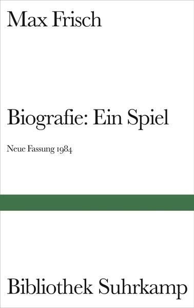 Der Spielcharakter wird augenscheinlicher, das Schauspiel ästhetische Technik und Thema zugleich. Im Zentrum des Spiels steht Hannes Kürmann, Verhaltensforscher, dessen Wunsch »Wenn ich noch einmal anfangen könnte, ich wüßte, was ich anders machen würde« mit Hilfe eines Spielleiters in Erfüllung geht. Biografie - gelebtes Leben, angesammeltes Leben - wird hier dem Versuch ausgesetzt: was wäre, wenn -und vor allem, was wäre, wenn nicht . . .