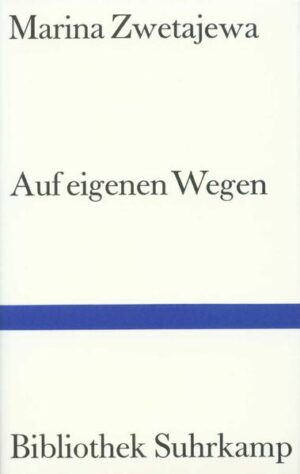 Die vorliegende Ausgabe versammelt alle bisher bekannte Tagebuchprosa (Moskau 1917-1920) einschließlich des eigenwilligen Porträts »Über Deutschland« und ihrer nicht weniger eigenwilligen Aphorismen »Über Liebe« und »Über Dankbarkeit«.