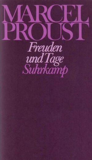 "Proust war zwanzig Jahre alt, als er die ersten Texte zu Les plaisirs et les jours schrieb. Von 1892 an veröffentlichte er in verschiedenen Zeitschriften Erzählungen, Skizzen, Prosagedichte und Gedichte, in denen er die literarischen und ideologischen Strömungen seiner Zeit aufgreift und reflektiert. Die meisten seiner frühen Texte hat Proust in Les plaisirs et les jours aufgenommen, sie durch neue ergänzt und zu einem kunstvollen Ganzen zusammengefügt. 1926 erschien unter dem Titel »Tage der Freuden« die erste deutsche Übersetzung von Les plaisirs et les jours. Die hier in Band 1 vorgelegte Neuübersetzung bringt zum erstenmal den vollständigen Text des Werkes