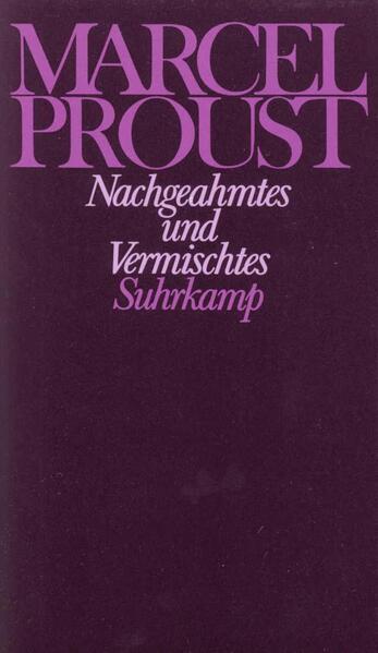 Als zweiter Band der Frankfurter Proust-Ausgabe erscheint unter dem Titel Nachgeahmtes und Vermischtes die erste vollständige deutsche Übersetzung von Pastiches et mélanges. Das 1919 erschienene Werk enthält, bis auf eine Ausnahme, Zeitungsartikel und Essays aus den Jahren 1900 bis 1908, im wesentlichen also Proust-Schriften zu Ruskin und seine Pastiches, eine in »Le Figaro« erschienene Folge von Texten im Stile Balzacs, Flauberts, Sainte-Beuves und anderen, die um einen Diamantenfälscherprozeß aus dem Jahre 1908, die Lemoine-Affäre, kreisen. Diese Folge wird hier ergänzt durch fünf Pastiches aus dem Nachlaß, erstmals veröffentlichte Übersetzungen. Mit Ausnahme einiger Studien, Rezensionen und meist pseudonym veröffentlichter Chroniken, die dem dritten Band, den Essays vorbehalten sind, sammeln somit die beiden ersten Bände der »Frankfurter Ausgabe« alle bis 1908 veröffentlichten Texte Prousts. Angesichts der Schwierigkeit, diesen Stücken zu einer anderen Sprache zu verhelfen, wurde das kommentatorische Schwergewicht auf Prousts Stilübungen zur Lemoine-Affäre gelegt. Wie im ersten Band beschäftigt sich der Kommentar weniger mit textkritischen Details und biographischen Daten als mit literarischen Bezügen und Strukturen.