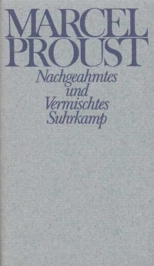 Als zweiter Band der Frankfurter Proust-Ausgabe erscheint unter dem Titel Nachgeahmtes und Vermischtes die erste vollständige deutsche Übersetzung von Pastiches et mélanges. Das 1919 erschienene Werk enthält, bis auf eine Ausnahme, Zeitungsartikel und Essays aus den Jahren 1900 bis 1908, im wesentlichen also Proust-Schriften zu Ruskin und seine Pastiches, eine in »Le Figaro« erschienene Folge von Texten im Stile Balzacs, Flauberts, Sainte-Beuves und anderen, die um einen Diamantenfälscherprozeß aus dem Jahre 1908, die Lemoine-Affäre, kreisen. Diese Folge wird hier ergänzt durch fünf Pastiches aus dem Nachlaß, erstmals veröffentlichte Übersetzungen. Mit Ausnahme einiger Studien, Rezensionen und meist pseudonym veröffentlichter Chroniken, die dem dritten Band, den Essays vorbehalten sind, sammeln somit die beiden ersten Bände der »Frankfurter Ausgabe« alle bis 1908 veröffentlichten Texte Prousts. Angesichts der Schwierigkeit, diesen Stücken zu einer anderen Sprache zu verhelfen, wurde das kommentatorische Schwergewicht auf Prousts Stilübungen zur Lemoine-Affäre gelegt. Wie im ersten Band beschäftigt sich der Kommentar weniger mit textkritischen Details und biographischen Daten als mit literarischen Bezügen und Strukturen.