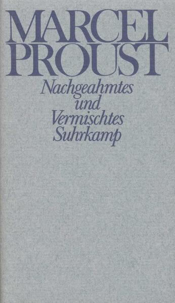 Als zweiter Band der Frankfurter Proust-Ausgabe erscheint unter dem Titel Nachgeahmtes und Vermischtes die erste vollständige deutsche Übersetzung von Pastiches et mélanges. Das 1919 erschienene Werk enthält, bis auf eine Ausnahme, Zeitungsartikel und Essays aus den Jahren 1900 bis 1908, im wesentlichen also Proust-Schriften zu Ruskin und seine Pastiches, eine in »Le Figaro« erschienene Folge von Texten im Stile Balzacs, Flauberts, Sainte-Beuves und anderen, die um einen Diamantenfälscherprozeß aus dem Jahre 1908, die Lemoine-Affäre, kreisen. Diese Folge wird hier ergänzt durch fünf Pastiches aus dem Nachlaß, erstmals veröffentlichte Übersetzungen. Mit Ausnahme einiger Studien, Rezensionen und meist pseudonym veröffentlichter Chroniken, die dem dritten Band, den Essays vorbehalten sind, sammeln somit die beiden ersten Bände der »Frankfurter Ausgabe« alle bis 1908 veröffentlichten Texte Prousts. Angesichts der Schwierigkeit, diesen Stücken zu einer anderen Sprache zu verhelfen, wurde das kommentatorische Schwergewicht auf Prousts Stilübungen zur Lemoine-Affäre gelegt. Wie im ersten Band beschäftigt sich der Kommentar weniger mit textkritischen Details und biographischen Daten als mit literarischen Bezügen und Strukturen.