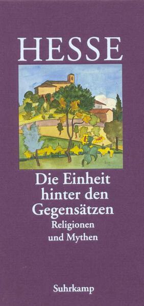 »Ich glaube an nichts in der Welt so tief, keine andere Vorstellung ist mir so heilig wie die Einheit, die Vorstellung, daß alles Leiden, alles Böse nur darin besteht, daß wir Einzelnen und nicht mehr als unlösbare Teile des Ganzen empfinden, daß das Ich sich zu wichtig nimmt«, heißt es in einem zentralen Text dieses Lesebuches, das die Wege und Umwege zeigt, die den protestantischen Missionarssohn Hesse aus dem »Nationalismus« der dogmatischen Konfessionen und Weltanschauungen zu einer überkonfessionellen Religiosität geführt haben. Die hier wiedergegebenen Betrachtungen, ob sie sich nun mit den frühesten Religionen und Mythen der Menschheit, den altägyptischen, chinesischen, buddhistischen, christlichen, islamischen oder den modernen Formen des ideologischen Religionsersatzes beschäftigen, versuchen zu ergründen, »was allen Konfessionen und allen menschlichen Formen der Frömmigkeit gemeinsam ist, was über allen kulturellen und nationalen Verschiedenheiten steht, was von jeder Rasse und jedem Einzelnen geglaubt werden kann.«