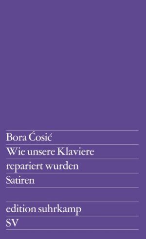 Die vorliegenden Satiren gehen zurück auf den 1966 erschienenen Prosaband Geschichten vom Handwerk. Sie stellen aus serbischer Sicht, und gebrochen durch die Optik eines Kindes, große Ereignisse dar: das Ende des zweiten Weltkriegs, die Befreiung Beograds vom Hitlerfaschismus, die ersten Jahre des Aufbaus einer sozialistischen Gesellschaftsordnung in Jugoslawien. Scheinbar naiv und wahllos, dabei aber wohlkalkuliert, vermengt der Erzähler Authentisches mit Fiktivem, Nebensächliches mit Wesentlichem, Banalitäten mit tragischen Vorkommnissen, und unterzieht die historisch-heroische Epoche nebst ihren späteren Darstellungen sowie vor allem ihre Auswirkungen auf das private Leben einer ironisch-kritischen Analyse, einer Analyse, die im wesentlichen von dieser Zeit selbst vorgenommen wird: ihr Jargon, ihre rasch zu Klischees erstarrten Parolen und Verhaltensregeln bedürfen nur eines intelligenten Organisators, um sich großenteils selbst ad absurdum zu führen. Den hat das schier unerschöpfliche Material jener so bewegten Zeit in Bora ?osi? zweifelsohne gefunden.