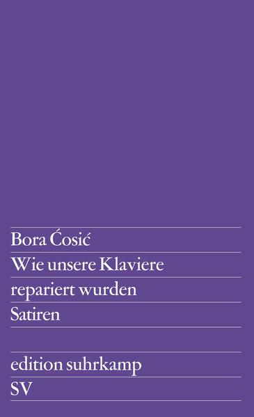 Die vorliegenden Satiren gehen zurück auf den 1966 erschienenen Prosaband Geschichten vom Handwerk. Sie stellen aus serbischer Sicht, und gebrochen durch die Optik eines Kindes, große Ereignisse dar: das Ende des zweiten Weltkriegs, die Befreiung Beograds vom Hitlerfaschismus, die ersten Jahre des Aufbaus einer sozialistischen Gesellschaftsordnung in Jugoslawien. Scheinbar naiv und wahllos, dabei aber wohlkalkuliert, vermengt der Erzähler Authentisches mit Fiktivem, Nebensächliches mit Wesentlichem, Banalitäten mit tragischen Vorkommnissen, und unterzieht die historisch-heroische Epoche nebst ihren späteren Darstellungen sowie vor allem ihre Auswirkungen auf das private Leben einer ironisch-kritischen Analyse, einer Analyse, die im wesentlichen von dieser Zeit selbst vorgenommen wird: ihr Jargon, ihre rasch zu Klischees erstarrten Parolen und Verhaltensregeln bedürfen nur eines intelligenten Organisators, um sich großenteils selbst ad absurdum zu führen. Den hat das schier unerschöpfliche Material jener so bewegten Zeit in Bora ?osi? zweifelsohne gefunden.