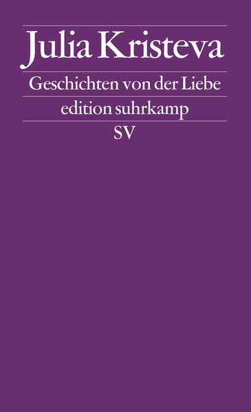 »Als Psychoanalytiker weiß man, daß alle Geschichten letztlich von Liebe reden. Die Klage jener, die in meiner Gegenwart stammelnd erzählen, rührt stets von einem Mangel an Liebe - sei es in der Vergangenheit oder in der Gegenwart, sei es ein wirklicher oder ein imaginärer Mangel. Unsere Gesellschaft verfügt über keinen Liebeskode mehr. Wir sind gezwungen, in jeder privaten, intimen Erzählung die Spuren jenes Leidens zu entziffern. Als Idealisierung, als Erschütterung, als Ubersteigerung, Leidenschaft, Bedürfnis nach Vereinigung und Unsterblichkeit bildet die Liebe die Figuration unlösbarer Widersprüche, ist sie das Laboratorium unseres Schicksals. Philosophie, Religion, Gedicht, Roman? Alles Liebesgeschichten. Von Platon bis Thomas von Aquin, von Romeo und Julia bis Don Juan, von den Minnesängern bis zu Stendhal, von der Madonna Raphaels bis Baudelaire und Bataille. Die großen künstlerischen Werke reden von nichts anderem als dem, was, Tag für Tag, im stillen laut wird.» Julia Kristeva