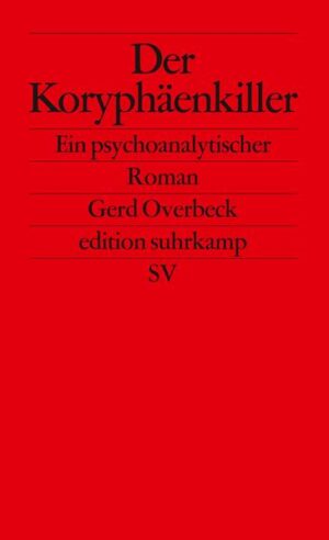 Mit dem Koryphäenkiller versucht Overbeck, eine schwere narzißtische Neurose mit Borderline-Anteilen und multiplen Somatisierungen (so die wissenschaftliche Diagnose) durch eine Fallnovelle (Fallroman) lebendig werden zu lassen. Er versucht dies nicht nur durch Verdichtung seiner klinischen Erfahrungen darzustellen, sondern auch mit explizit psychoanalytischen Mitteln. Das heißt, es wird assoziiert und geträumt, es werden innere Monologe abgehalten, äußere Dialoge entgleisen, es wird agiert und gegenagiert. Die kleine und große »Psychopathologie des Alltagslebens« entfaltet sich, zum Teil surrealistisch verzerrt und satirisch überzeichnet. Die Krankengeschichte wird zur Form, in der Lebensgeschichte erzählt und in Szene(n) gesetzt wird. In der Figur des K. und seiner Beziehung zu seinem Analytiker G. wird jedoch nicht nur das neurotische Einzelschicksal eines Patienten erzählt. Eingebunden in die Dynamik eines Vater-Sohn-Konflikts entwickeln sich die Gedanken- und Beziehungswelt einer Männergeneration, die unauflösbar mit der politischen Geschichte ihrer Väter verbunden ist.