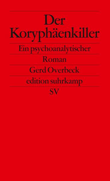 Mit dem Koryphäenkiller versucht Overbeck, eine schwere narzißtische Neurose mit Borderline-Anteilen und multiplen Somatisierungen (so die wissenschaftliche Diagnose) durch eine Fallnovelle (Fallroman) lebendig werden zu lassen. Er versucht dies nicht nur durch Verdichtung seiner klinischen Erfahrungen darzustellen, sondern auch mit explizit psychoanalytischen Mitteln. Das heißt, es wird assoziiert und geträumt, es werden innere Monologe abgehalten, äußere Dialoge entgleisen, es wird agiert und gegenagiert. Die kleine und große »Psychopathologie des Alltagslebens« entfaltet sich, zum Teil surrealistisch verzerrt und satirisch überzeichnet. Die Krankengeschichte wird zur Form, in der Lebensgeschichte erzählt und in Szene(n) gesetzt wird. In der Figur des K. und seiner Beziehung zu seinem Analytiker G. wird jedoch nicht nur das neurotische Einzelschicksal eines Patienten erzählt. Eingebunden in die Dynamik eines Vater-Sohn-Konflikts entwickeln sich die Gedanken- und Beziehungswelt einer Männergeneration, die unauflösbar mit der politischen Geschichte ihrer Väter verbunden ist.