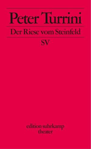 Der Riese vom Steinfeld ist eine Geschichte, die sich vor 120 Jahren im Salzburgischen zugetragen hat. Ein junger Bursche hört nicht mehr auf zu wachsen, er wird verspottet und aus dem Knabenchor geworfen. Der listige Schneider des Dorfes macht ihn mit seinen zweieinhalb Metern Körpergröße zur Attraktion aller europäischen Fürstenhöfe von Berlin bis London. Nach zwei Jahren kommt der Riese ins Dorf zurück und stirbt mit 27 Jahren an einer Lungenentzündung. Der ehemals Vertriebene wird als Puppe in Originalgröße nachgebaut, ans Wirtshaus genagelt und als Fremdenverkehrsattraktion vermarktet.