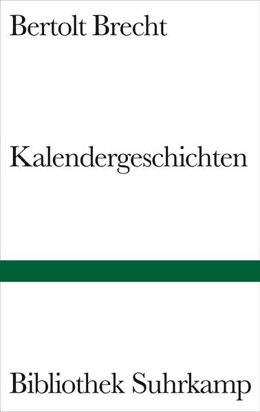 »Wir haben ein Volk vor Augen, das Geschichte macht, das die Welt und sich selbst verändert. Wir haben ein kämpfendes Volk vor Augen und also einen kämpferischen Begriff volkstümlich«, schrieb Bertolt Brecht 1938. Dies zur Volkstümlichkeit der Kalendergeschichten aus eigener Produktion, die Brecht kurz nach dem Zweiten Weltkrieg zu einem Lesebuch zusammenstellt. Der Band gehört 1949 - neben dem neunten Heft der Versuche (mit Mutter Courage und ihre Kinder), dem Antigonemodell 1948 und dem Dreigroschenroman - zu den ersten Ausgaben, mit denen sich Brecht nach den Jahren des Exils in den verschiedenen Besatzungszonen Deutschlands als Stückeschreiber und Regisseur und mit den Kalendergeschichten als Erzähler und Lyriker vorstellt - für die junge Generation zum ersten Mal. Brechts Sammlung besteht aus acht Erzählungen und acht erzählerischen Gedichten, die im Wechsel angeordnet sind. 39 »Geschichten vom Herrn Keuner« bilden die siebzehnte und letzte »Kalendergeschichte«. Erfolg Herr K. sah eine Schauspielerin vorbeigehen und sagte: »Sie ist schön.« Sein Begleiter sagte: »Sie hat neulich Erfolg gehabt, weil sie schön ist.« Herr K. ärgerte sich und sagte: »Sie ist schön, weil sie Erfolg gehabt hat.«