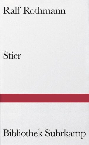 »Ein wesentliches Kapitel der Geschichte der Bundesrepublik, der zwischen Melancholie und Furor pendelnde Abgesang auf die verlorene Generation der siebziger Jahre«, schrieb Matthias Bischoff in der Frankfurter Allgemeinen Zeitung zum Erscheinen von Ralf Rothmanns erstem Roman 1991. Weit ausholend läßt der Autor den Hinterhaus-Berliner Kai Carlsen seine Geschichte erzählen. Sie führt ins Ruhrgebiet. Wo »Bergschäden« das Gesicht der Häuser prägen und die Väter im Pütt arbeiten, wird der von der »Herzkrankheit Frau unheilbar infizierte« stille Rebell und stürmische »Rotlichtcasanova« zum Maurer - und entdeckt ein Leben hinter dem Leben. Als Kai Carlsen Arbeit und Wohnung bei Eckhart Eberwein, dem ehemaligen Bauingenieur und Betreiber des »Blow up«, eines Treffpunkts der Subkultur, findet, begegnet der Träumer auf seiner Suche nach innerer Freiheit neuen verwegenen Freunden. Doch über ihre sorglosen Feste legt sich der Schatten einer Frau und ihrer schönen Tochter ... Schließlich arbeitet Kai Carlsen als Pflegehelfer und »Blutwäscher«. Im Waldklinikum trifft er einen kunstsinnigen Kolumbianer und die »von Gerüchten umwitterte« Krankenschwester Marleen. Und lernt zu leben mit der Alltäglichkeit des Exitus in der Pathologie. Stier ist eine Hommage an die Jugend. Unruhig und intensiv teilt sich das Lebensgefühl einer Generation mit in der Bildungsgeschichte eines jungen Mannes, der zum Erzähler wird, weil er Wesentliches begriffen hat: »Die Zeit, wieviel Menschenalter sie auch dauern würde, war zu kurz. Es ist die Sehnsucht der Verstorbenen, die an uns zerrt, ihre Liebe macht uns und die Dinge vergänglich.«