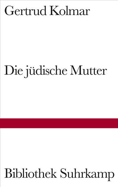 Gertrud Kolmar (1894-1943), eine der bedeutendsten Dichterinnen deutscher Sprache, schrieb Prosa, die im Schatten ihres poetischen Werks verborgen und lange verkannt blieb: 1939/40 die Erzählung Susanna (BS 1199) und 1930/31 den eigensinnig packenden Roman Die jüdische Mutter, mit dem es ihr gelingt, schreibt Karin Lorenz-Lindemann, »die schier unlösbaren Probleme jüdischer Selbstbestimmung ... offenzulegen«. Berlin, Ende der zwanziger Jahre. Früh verwitwet, zieht die Fotografin Martha Wolg ihre Tochter allein auf. Sie ist Fotografin. Als sie eines Abends aus dem Atelier heimkehrt, ist Ursula verschwunden. Auch die ausgedehnte Suche nach ihr bleibt erfolglos. Erst am nächsten Tag findet sie »Ursa« in einem Gartenhaus. Das Kind ist vergewaltigt und schwer verletzt worden. Martha trägt es in ein Krankenhaus. Nach wenigen Tagen flößt sie ihm ein tödliches Schlafmittel ein. In der Folge tut Martha alles, um den »Mörder« ihres Kindes zu finden. Schließlich gewinnt sie einen jüngeren Mann für die Suche, der sie rasch wieder verläßt. Verzweifelt gesteht Martha ihm, daß sie selbst die Mörderin ihres Kindes ist - und daß sie ihn, den sie als Werkzeug ihrer Rache nur zu benützen glaubte, liebt.