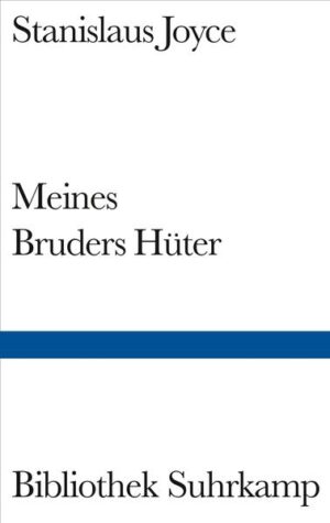 Stanislaus Joyce (geboren am 17. 12. 1884 in Dublin, gestorben am 16. 6. 1955 in Triest) hat bis zu seinem Tod an diesem Erinnerungsbuch geschrieben, in dem er die Dubliner Jugendjahre seines Bruders schildert, gemeinsam erlebte und gemeinsam durchlebte Jahre, in denen sich Geist, Weltsicht und Genie von James Joyce herausbilden. Seite um Seite begegnen wir Elementen, die verwandelt in das Werk von Joyce eingegangen sind, aber nicht minder oft überrascht uns Unbekanntes, Erhellendes. »Dennoch wäre es«, schreibt T.S. Eliot, »ein Fehler, Stanislaus Joyce' Meines Bruders Hüter lediglich als einzigartige Nachrichtenquelle bezüglich der frühen Lebensjahre eines der großen Schreiber des Jahrhunderts einzustufen. Im Verlauf der Lektüre wird Stanislaus uns nicht minder wichtig als James selbst: so ähnlich sind sich die Brüder und doch wieder so verschieden! Besessen, wie er von dem Gegenstand seiner Memoiren war, erbittert unter der ständigen Reizung dieses ›Pfahls in seinem Fleisch‹, wuchs Stanislaus Joyce selbst zum Schriftsteller, zum Verfasser dieses einen Buches, das wert ist, einen dauernden Platz im Bücherschrank neben den Werken des Bruders einzunehmen.«