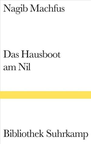 Herr Anis wird zum Bürovorsteher zitiert. Die geforderte Aufstellung hat er zwar geschrieben. Nur war im Füller keine Tinte. Mit der Aufforderung, Haschischbude und Amt künftig besser zu unterscheiden, kommt er noch einmal glimpflich davon. Nach Feierabend begibt er sich in sein eigentliches Reich, das Hausboot, Refugium einer Gruppe von Freunden. Hier am Ufer des Nils bei Kairo raucht man Haschisch. Vergeblichkeit und Unglück der Außenwelt verflüchtigen sich. Bei einer Wasserpfeife, mit Hilfe scherzender Unterhaltung und sehnsüchtiger Träumerei wird man wieder Mensch. Dabei ist in puncto Abgeklärtheit und Rausch Anis, Zeremonienmeister der Gruppe, den Freunden stets einen Schritt voraus - »in den höheren Regionen«. Als eine junge Autorin auf Sujetsuche in ihre Welt eindringt und ganz ohne Ironie nach dem richtigen Leben und öffentlichem Engagement fragt, sieht sich die Runde auf eine erste Probe gestellt. Die zweite folgt mit einem Landausflug, der in eine nicht wegzuleugnende Katastrophe mündet.