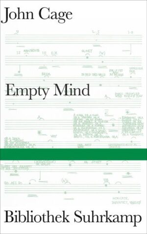 »In welchem Käfig man sich auch befindet, man muß ihn verlassen«, lautete das Credo von John Cage (1912 bis 1992), dem international bekanntesten experimentellen Komponisten des 20. Jahrhunderts. Weniger bekannt ist sein literarisches Werk, das gleichberechtigt neben dem musikalischen steht. Cage ließ sich von Erik Satie, Robert Rauschenberg, James Joyce, Merce Cunningham und Marcel Duchamp inspirieren ? verwandten Geistern, mit denen er Zeit seines Lebens täglich umging. Indem er seine poetisch-philosphischen Versuche musikalischen Verfahren unterwarf, verwandelte er Vorträge über das Komponieren, über den Zufall oder die Kategorie der Unbestimmtheit in Ereignisse, schwebend, der Festlegung entzogen - nicht anders als die Musik der Absichtslosigkeit, von der er träumte. John Cage als Wortkünstler harrt hierzulande noch der Entdeckung. »Empty Mind« versammelt eine Auswahl poetischer Schlüsseltexte, an denen sich die unerschöpfliche Freude, neue Wege zu gehen, Grenzen zu überschreiten, ablesen läßt. Eine Freude, die ansteckend wirkt ? auch auf all jene, die sich noch nie mit seinem Werk beschäftigt haben.