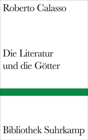 „Calassos Überblick über das neuerwachte Interesse am Mythos zeigt, wie entscheidend der Einfluss der Götter auf die moderne Literatur war. Calasso ist nicht nur immens gebildet, er ist auch einer der originellsten Denker und Schriftsteller, die wir haben.“ Charles Simic In der italienischen Renaissance werden die Götter Griechenlands wiederentdeckt, dann verbannt im Zeitalter der Aufklärung, bis sie erneut zu Beginn der deutschen Romantik erscheinen. Ihre Geschichte lässt sich auch lesen als eine verschlüsselte Geschichte der Literatur. Calassos Erforschung der „absoluten Literatur“, die sich jeglichem Dienst an der Gesellschaft verweigert, führt in das Reich von Dionysos und Orpheus, zu Baudelaire, Novalis, Mallarmé und Hölderlin. Orpheus, Apollo und ein Schreibender. Attische Kylix, Corpus Christi College, Cambridge „Die Literatur ist niemals Sache eines einzelnen Subjekts. Mindestens drei Akteure gehören zu ihr: die schreibende Hand, die sprechende Stimme und der Gott, der überwacht und gebietet.“